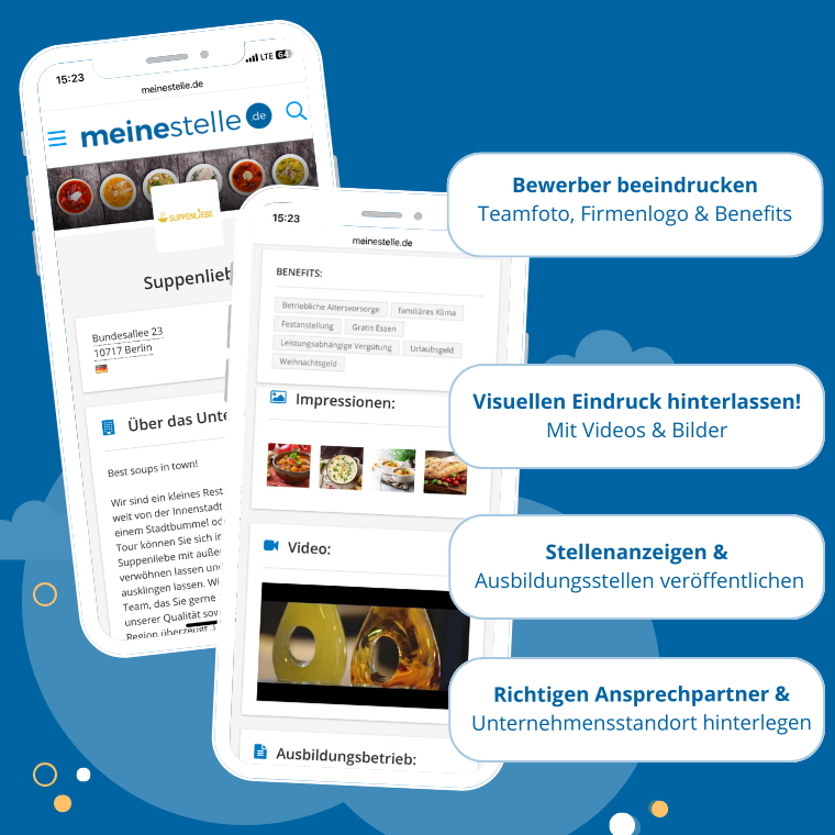 Stellenanzeigen schalten auf meinestelle.de & azubistelle.de Stellenanzeigen schalten auf meinestelle.de & azubistelle.de